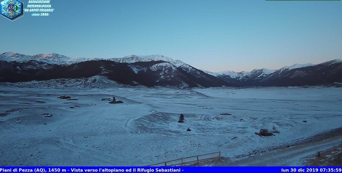 Inverno in Abruzzo, Piani di Pezza -15.3