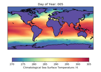La più grande banca dati sulla temperatura degli oceani