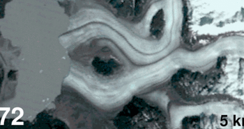 Lo scioglimento dei ghiacciai in timelapse