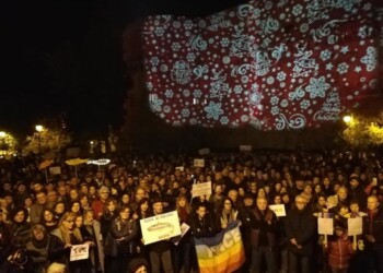 Manifestazione Sardine a Reggio Calabria