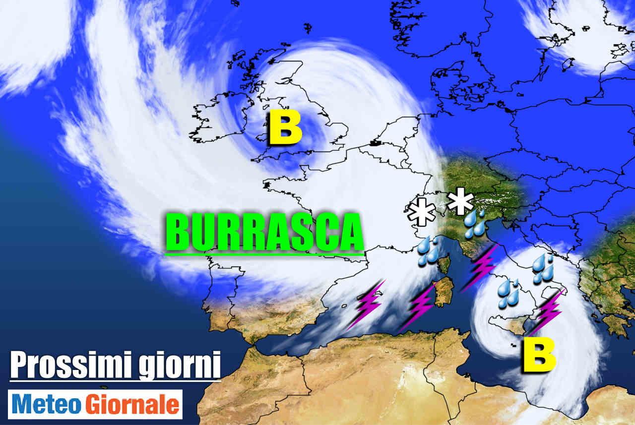 Meteo 7 GIORNI: PIOGGE in arrivo, ma anche CALDO ANOMALO sull’Italia