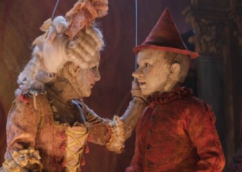 Pinocchio nei costumi di Massimo Cantini Parrini dal film di Matteo Garrone