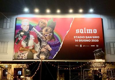 Salmo, dal sangue ai gattini per tentare Sanremo 