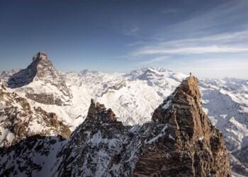 François Cazzanelli e Francesco Ratti: Primo concatenamento invernale della Catena Furggen, Cervino, Catena delle Grandes Murailles, Catena delle Petites Murailles