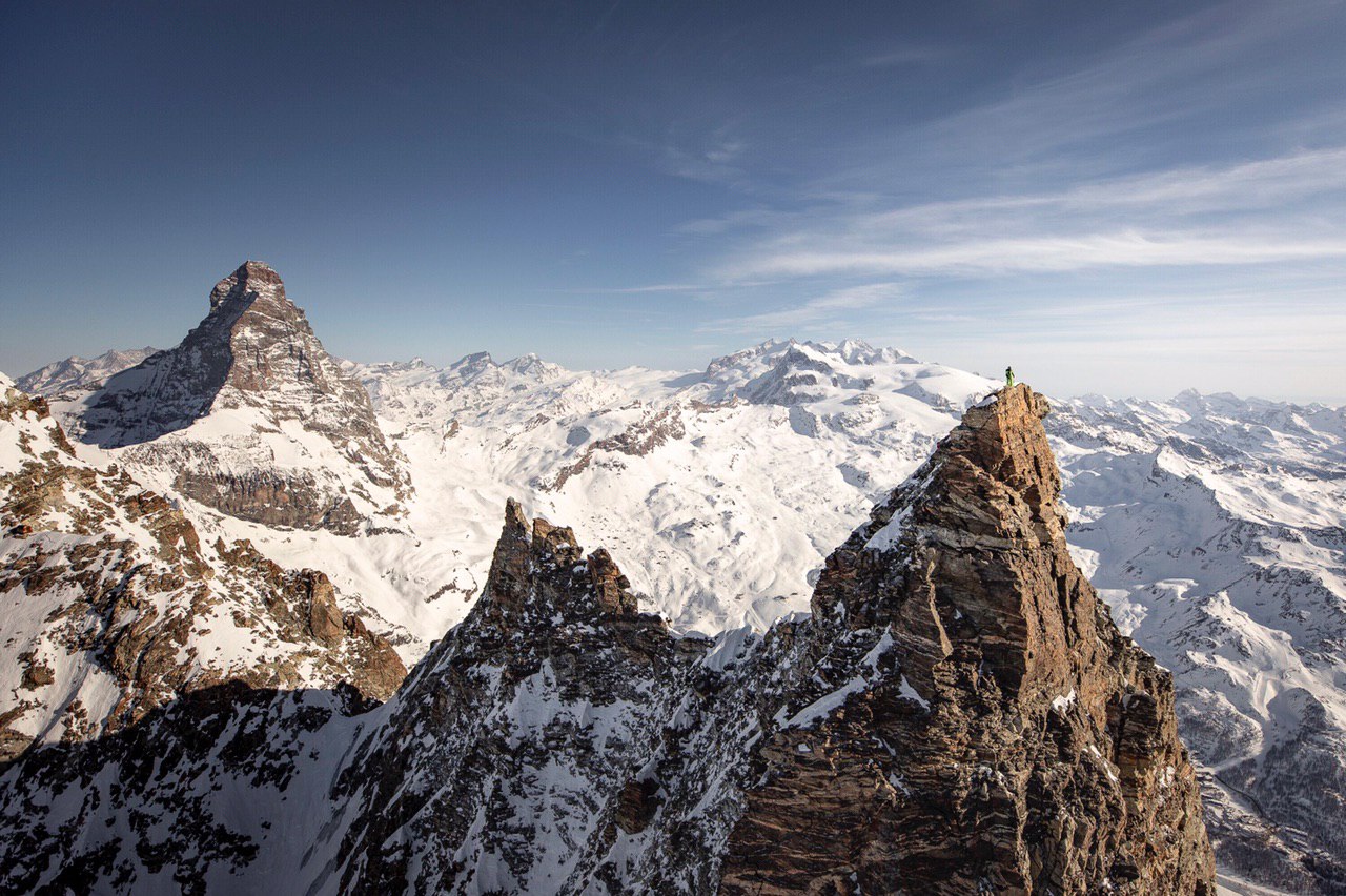 François Cazzanelli e Francesco Ratti: Primo concatenamento invernale della Catena Furggen, Cervino, Catena delle Grandes Murailles, Catena delle Petites Murailles