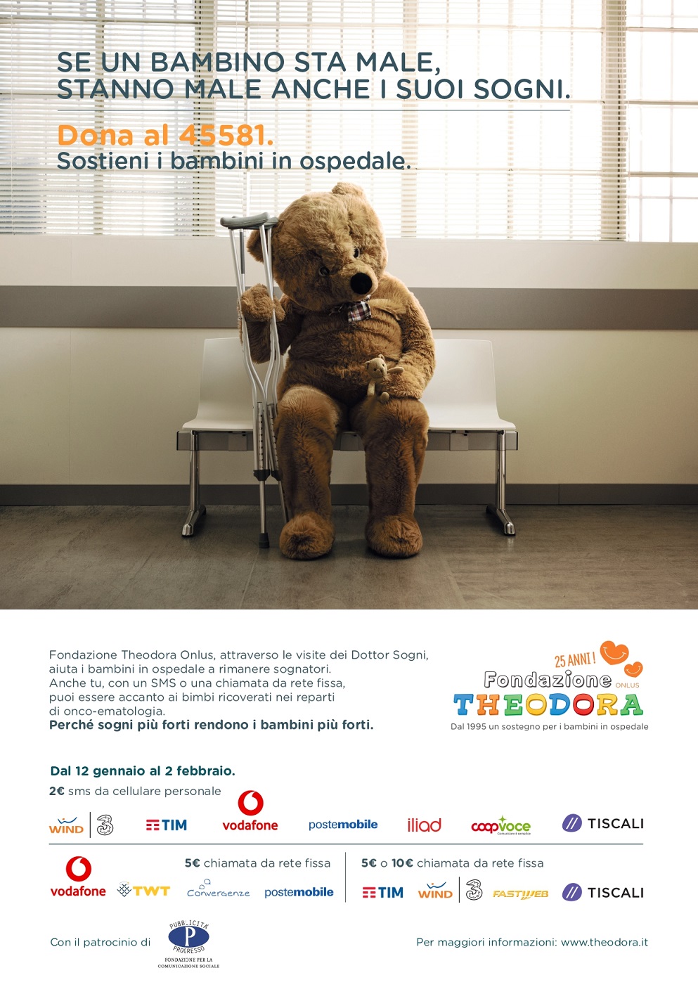 I Dottor Sogni di Fondazione Theodora  rendono più forti i bambini in ospedale