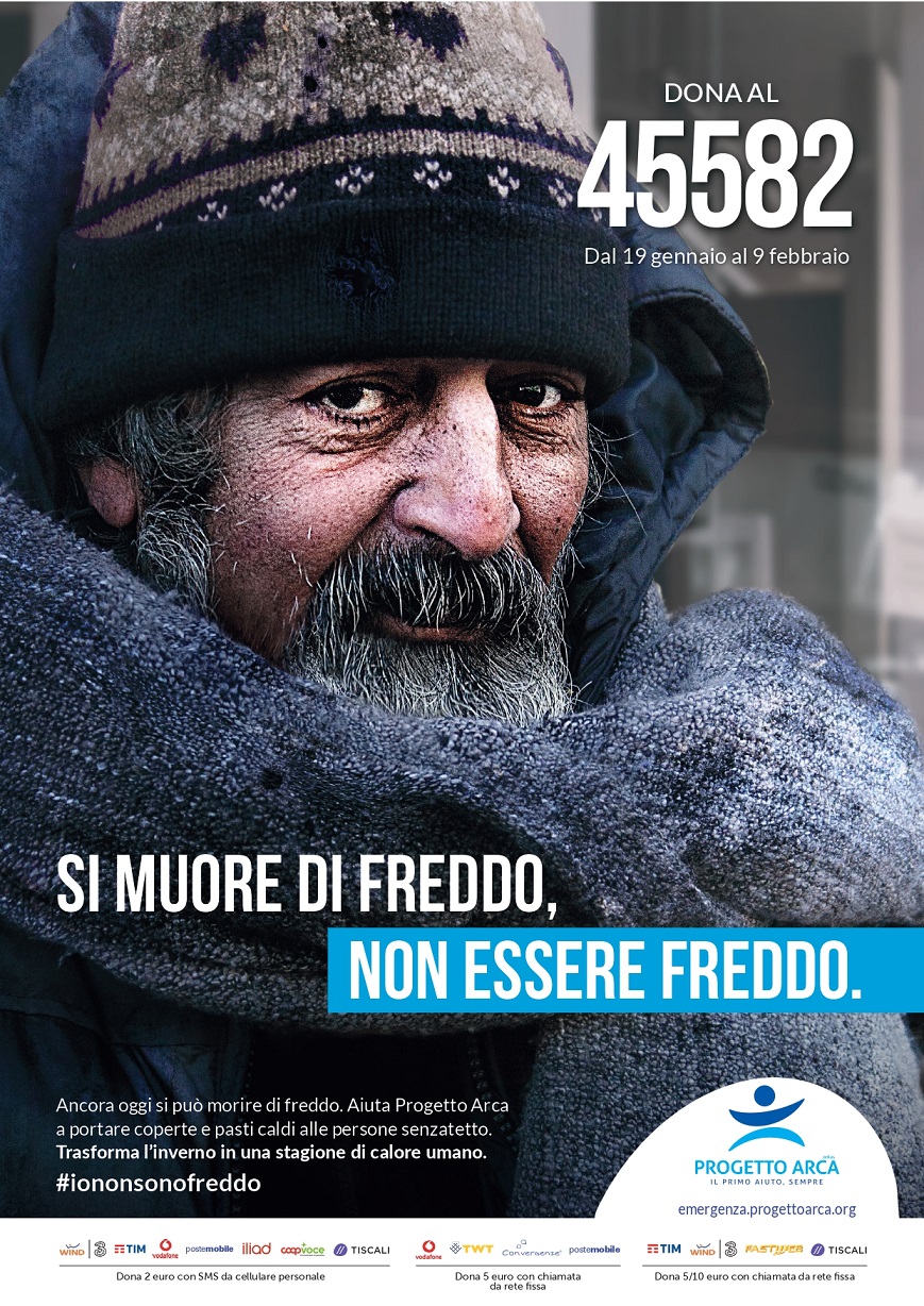 L’inverno di Progetto Arca a fianco dei senzatetto:  più monitoraggio e più assistenza a chi vive in strada
