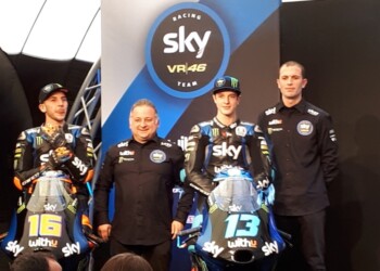 A casa Rossi Sky Team VR46 presenta stagione 2020