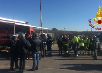 Esercitazione al centro oli di Viggiano