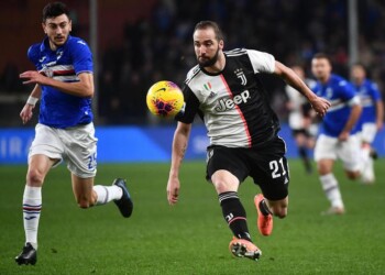 Juve: Higuain, lavoro a parte per problema muscolare