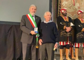 Medaglia Città di Genova a Salmoni