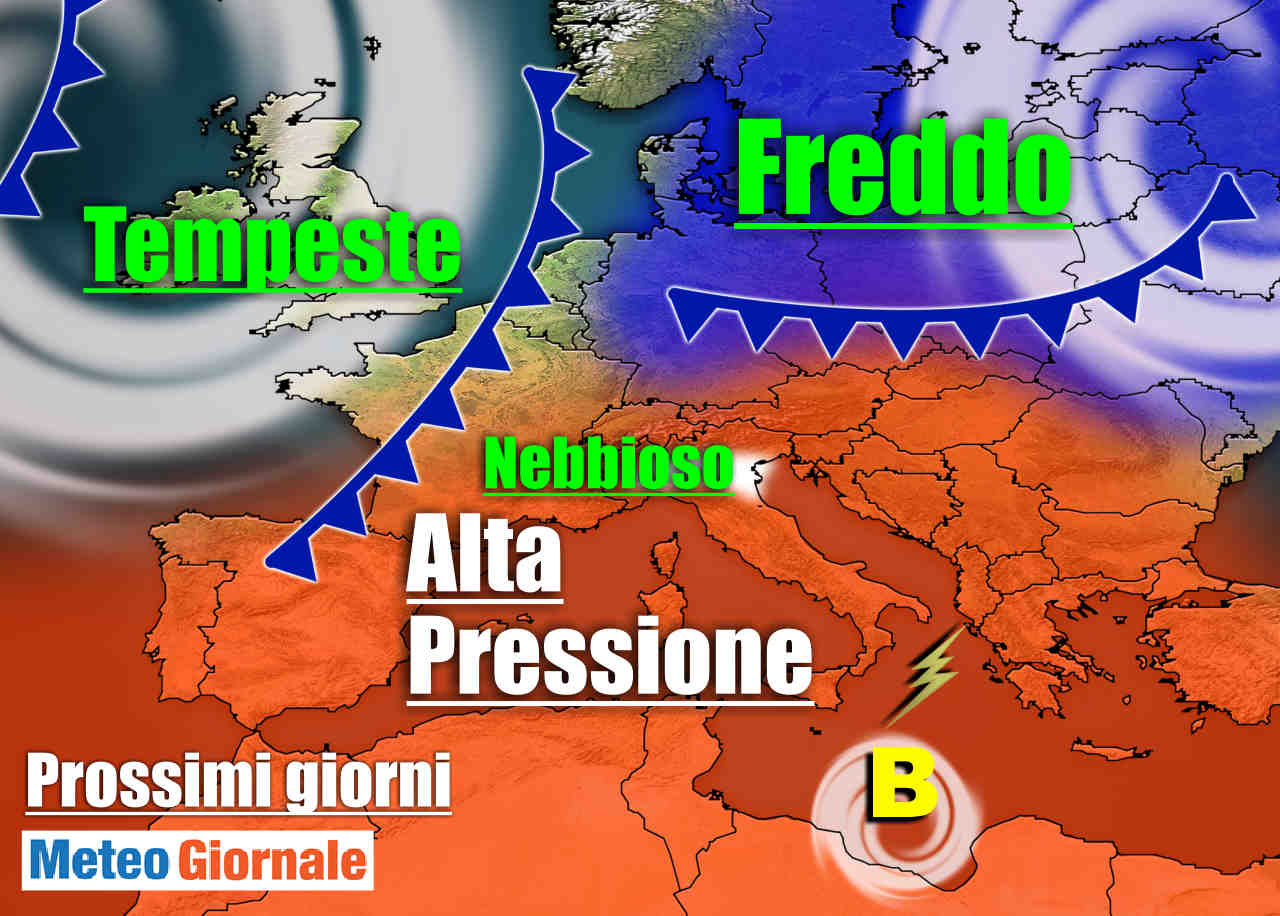 Meteo 7 Giorni: ANTICICLONE e INVERNO ancora lontano, ma novità in vista