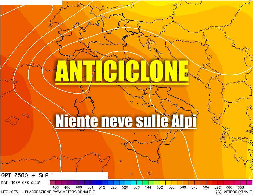 immagine 2 articolo meteo alpi quando tornera la neve le tendenze