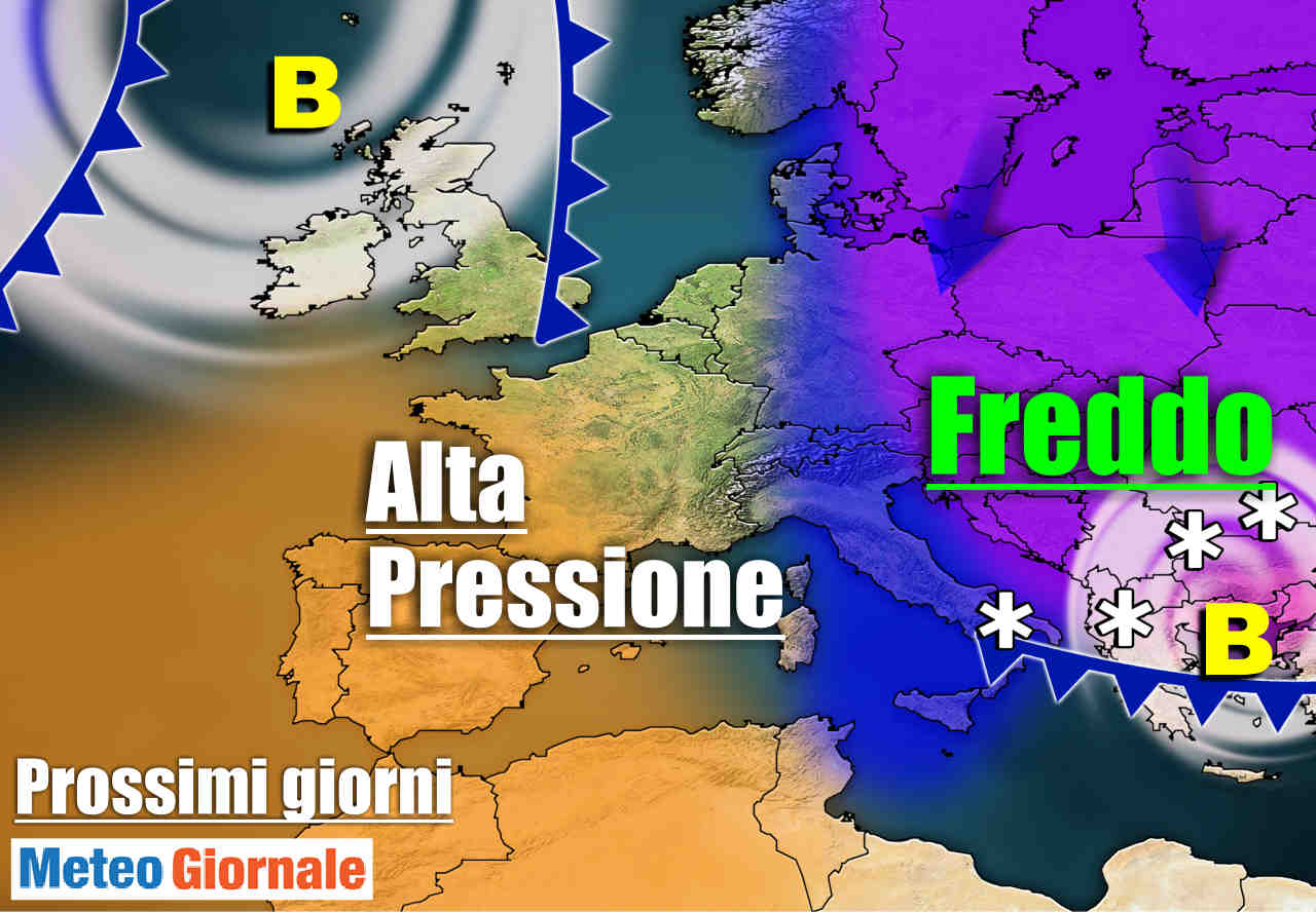 Meteo Italia: BEFANA con FREDDO Artico, poi ANTICICLONE. Novità a seguire