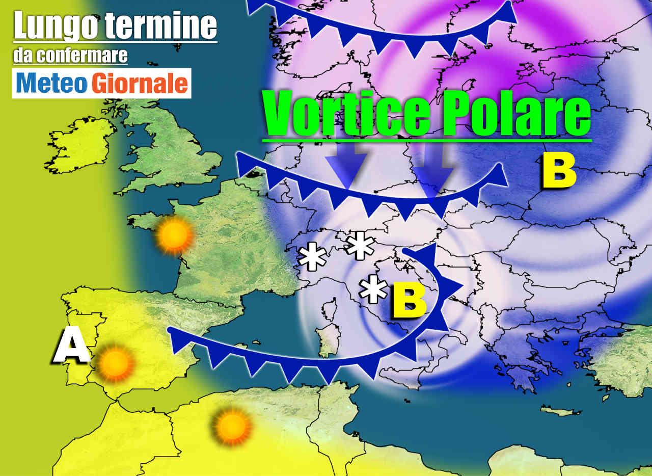 Meteo Italia sino al 27 Gennaio, conferme su grandi manovre verso il FREDDO