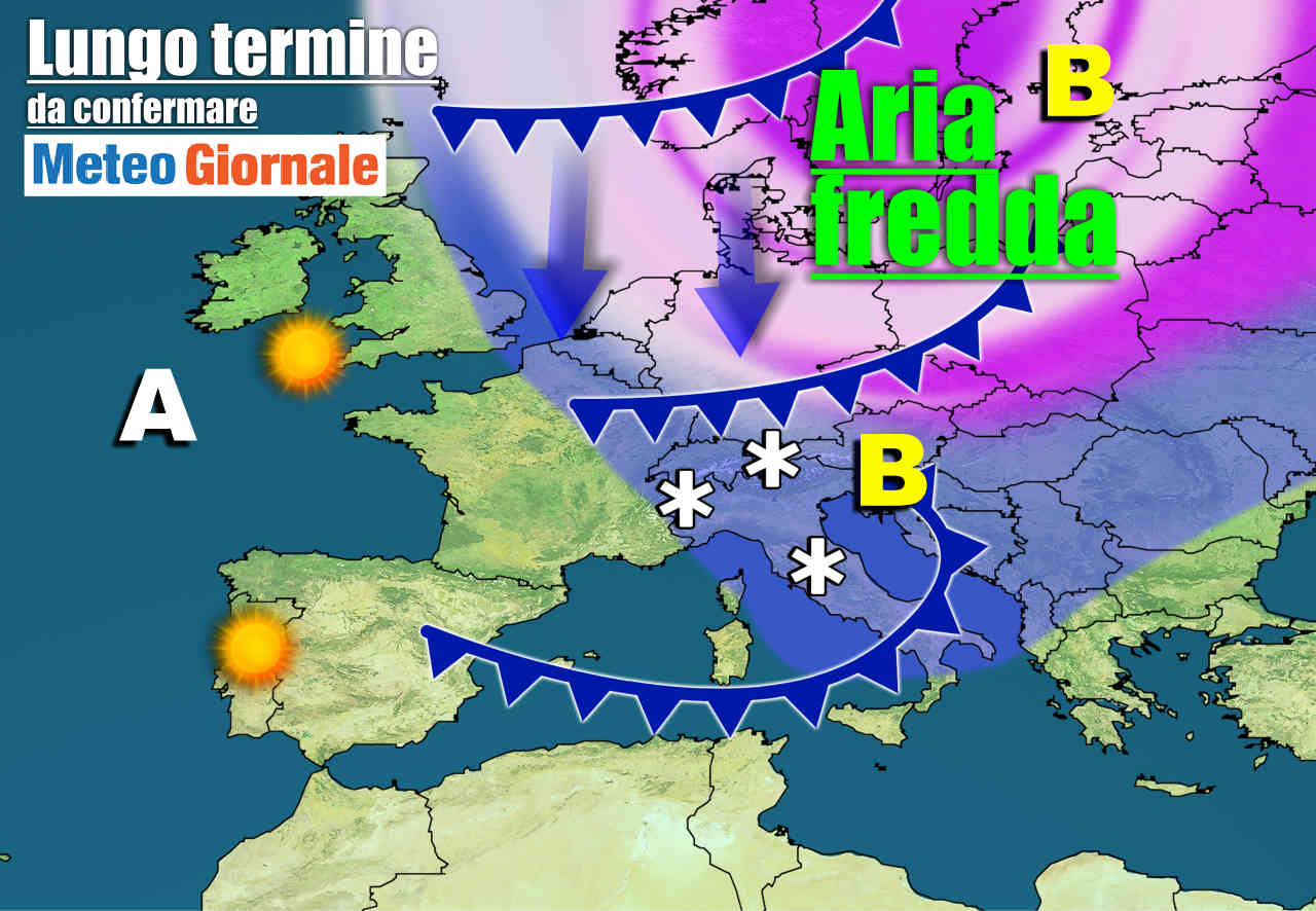 Meteo Italia sino al 28 Gennaio, verso i giorni più FREDDI dell’Inverno