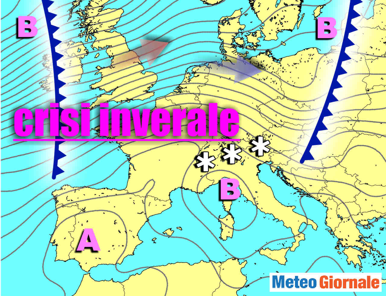 Meteo settimana, NEVE su ALPI, ma su INVERNO non ci siamo ancora