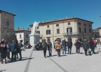 Nuovo arredo urbano a Norcia
