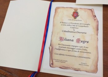 Segre, ‘grazie a Campobasso per onore’