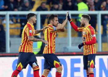 Serie A: il Lecce frena l’Inter, 1-1
