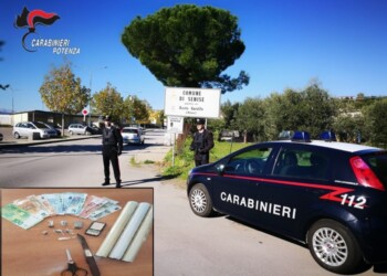 Spaccio di droga a Senise, un arresto