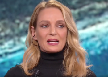 Uma Thurman in lacrime da Fabio Fazio: la “dea” di Tarantino dà lezione di umanità