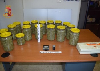 8 kg tra hascisc e marijuana, un arresto