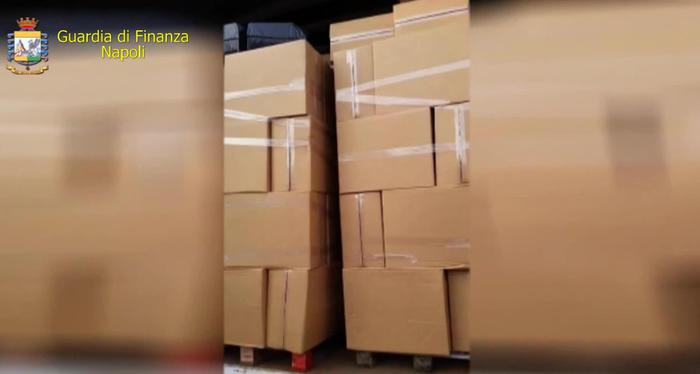 9 tonnellate tabacchi sequestrate da Gdf