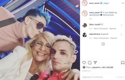 Achille Lauro a Mara Venier: Grazie, mi hai difeso