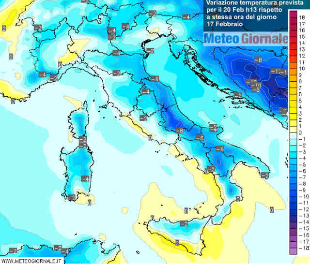 immagine 2 articolo freddo ecco dove caleranno in picchiata le temperature