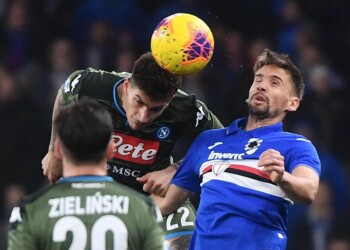 Calcio: Sampdoria-Napoli 2-4