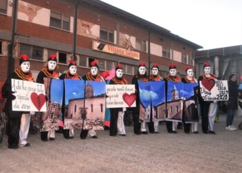 Carnevale a Visso, lacrime dei Pierrot