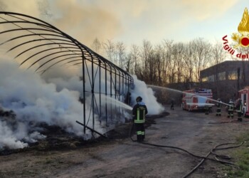 Due incendi nel Torinese