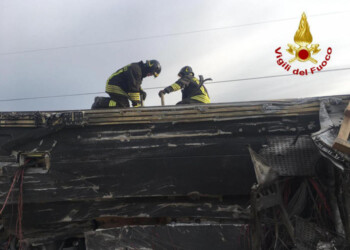 Iniziata rimozione detriti treno