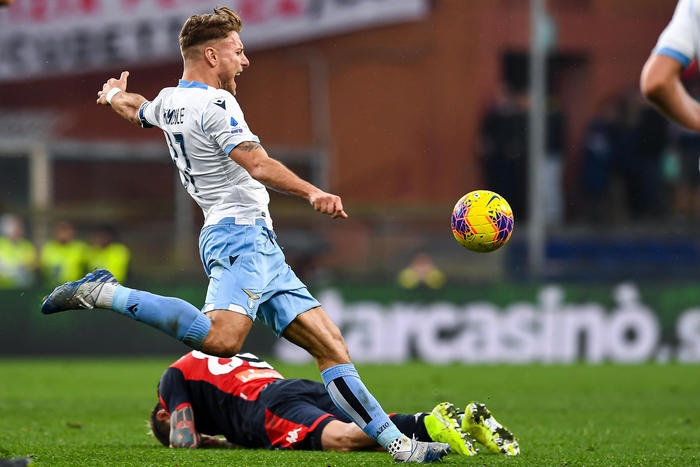 Lazio: Immobile si allena, contro il Bologna ci sarà