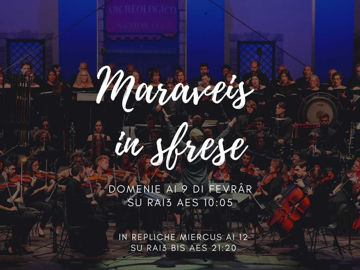 ARLeF: “Maraveis in sfrese” in onda su Rai 3