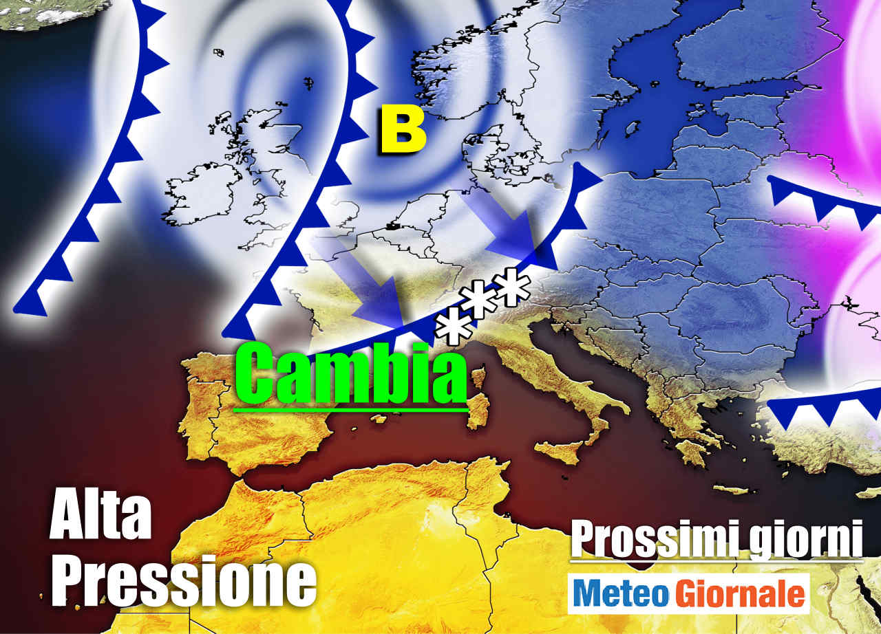 immagine 1 articolo meteo 7 giorni italia tra perturbazioni e mitezza freddo a san valentino