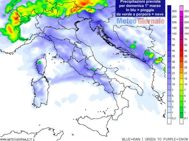 immagine 2 articolo meteo primo marzo maltempo su parte italia ecco dove