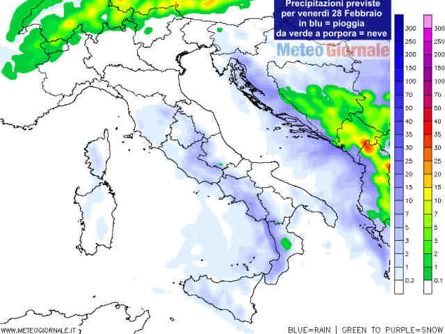 immagine 2 articolo meteo venerdi 28 febbraio tregua ultimi rovesci al sud