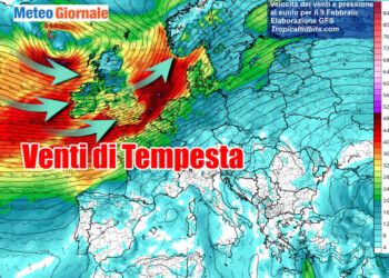 Meteo verso metà febbraio. Dalle FURIOSE TEMPESTE al nuovo AFFONDO POLARE