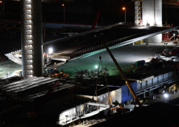 Ponte Genova: iniziato varo prima trave da 100 metri
