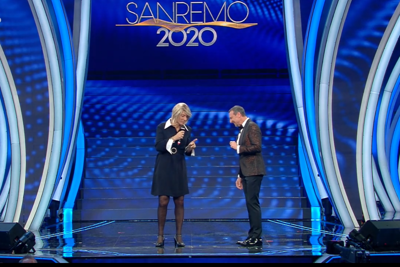 Sanremo, Fiorello-De Filippi in apertura di serata