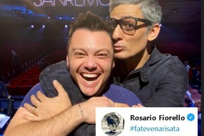 Sanremo, pace fatta tra Fiorello e Tiziano Ferro