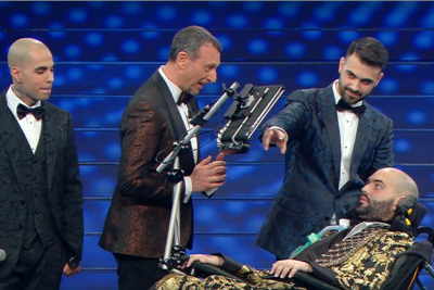 Sanremo, standing e commozione per il sogno di Paolo