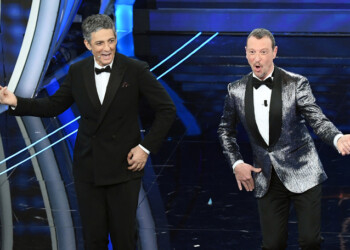Sanremo: Fiorello ‘contagia’ Amadeus e gli fa fare lo showman