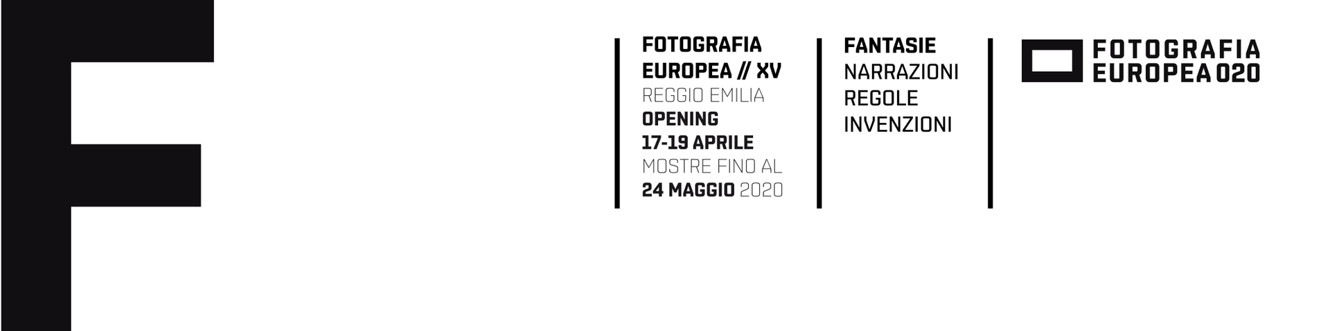 FOTOGRAFIA EUROPEA 2020 – dal 17 aprile al 24 maggio 2020 a Reggio Emilia “FANTASIE Narrazione, regole, invenzioni”