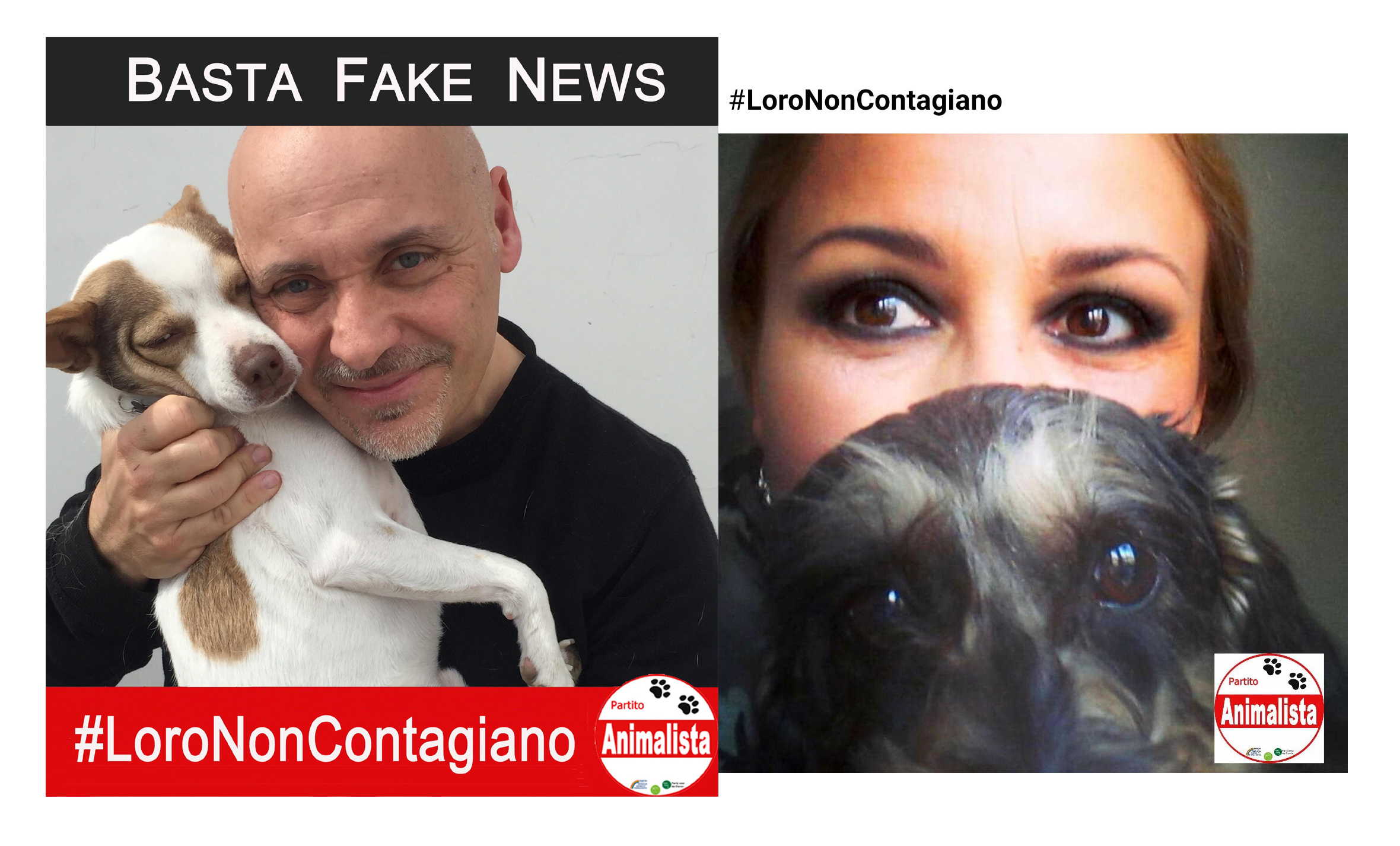 Contro le Fake News su Coronavirus e Animali, il Partito Animalista Italiano Denuncia post e false informazioni con la campagna #LoroNonContagiano