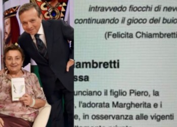 Chiambretti ricoverato pubblica i versi della madre poetessa uccisa dal virus. Le condizioni del presentatore