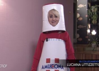 Coronavirus, Littizzetto si veste da ‘Amucona’ 