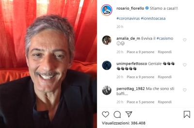 Coronavirus, “stiamo a casa”: da Fiorello a Jova, gli appelli dei vip 